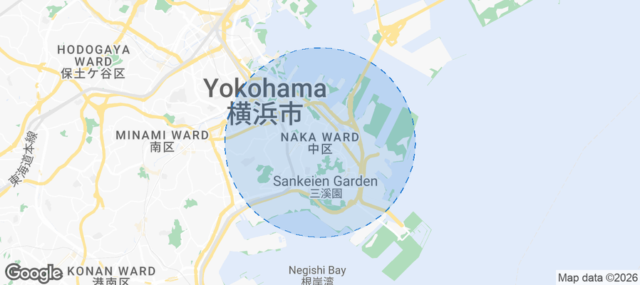 Naka Ward Airbnb map